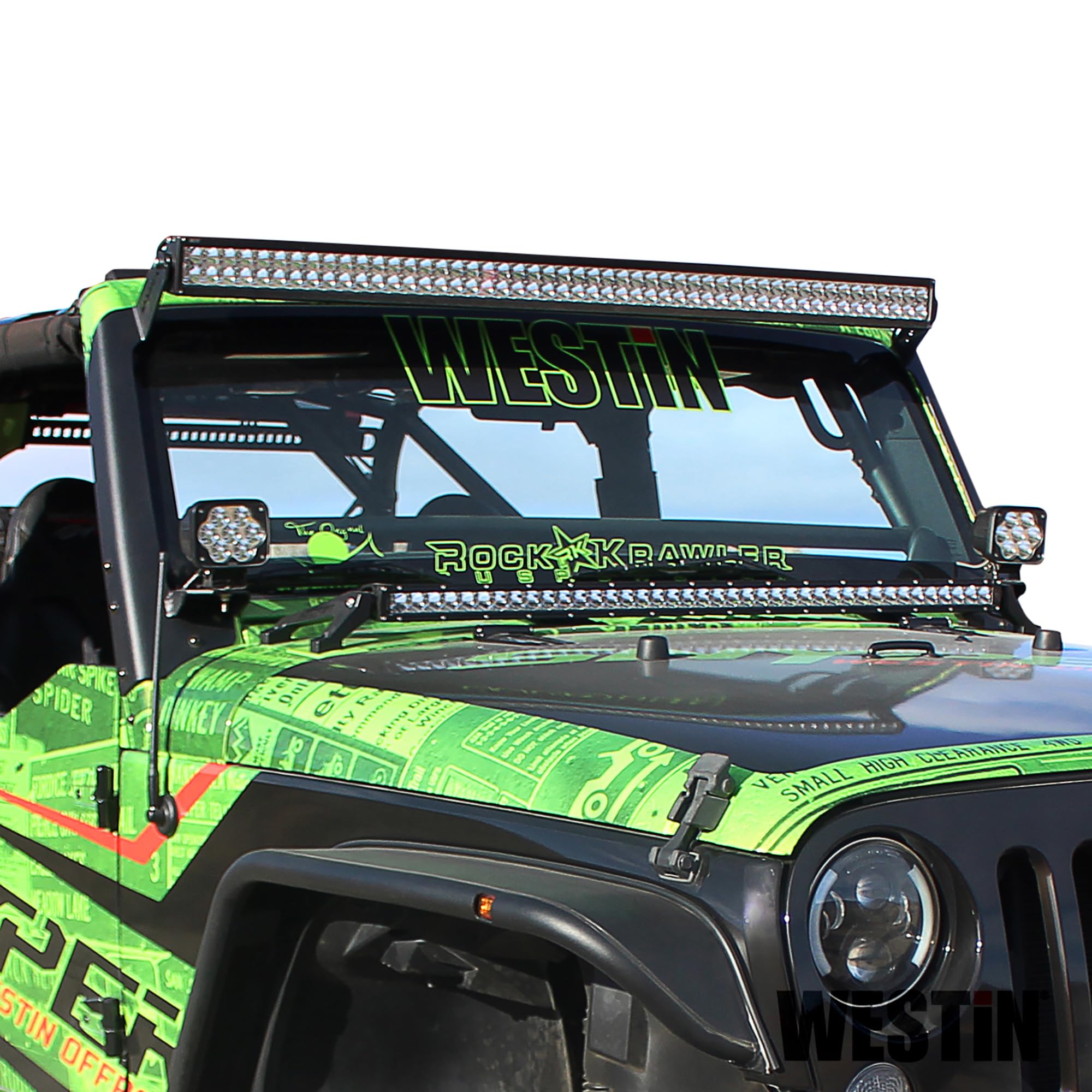 Pillar LED Light Mount Bracket Westin fits 2007-2018 Wrangler JK
