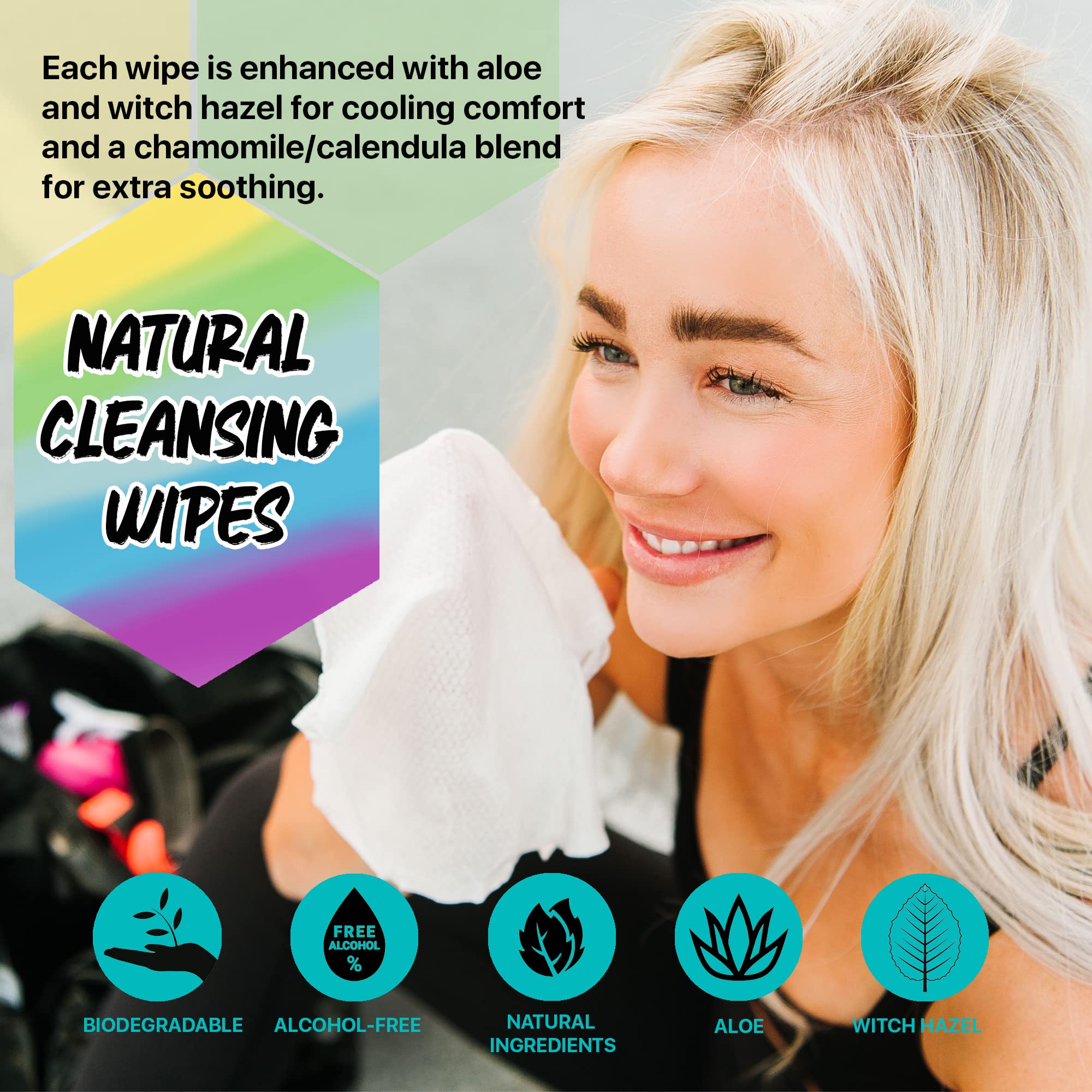 The Body Wipes Klean Freak - 12 count Individually Wrapped | Showerless Body Wipe for Women & Men | Sustainable Bodywipes for Gym, Travel, Camping | Mixed