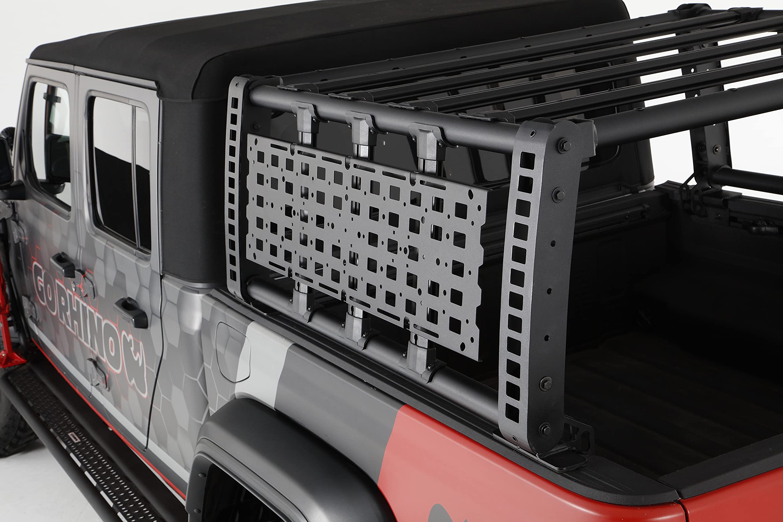 Go Rhino Plate Gear | Mild Steel, Textured Black | 5950020T | Fits Go Rhino SRM Series Roof Racks, CEROS Roof Racks, XRS Overlanding Xtreme Racks, & More