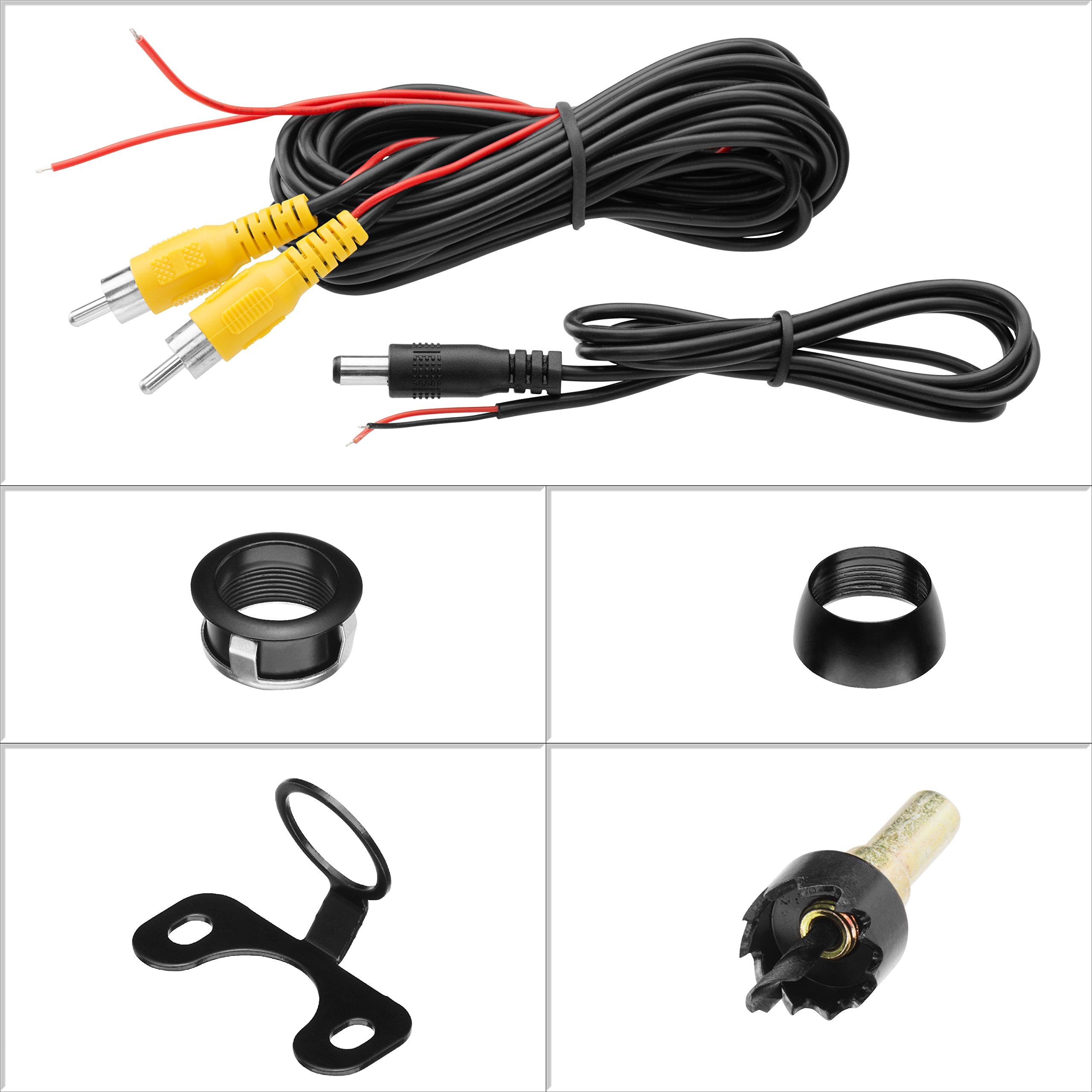 Sound Storm Laboratories Backup Reverse Camera SRC50 Car Rearview - 170° Wide Angle View, Low Light Friendly, for Pickup Truck RV Trailers Camper