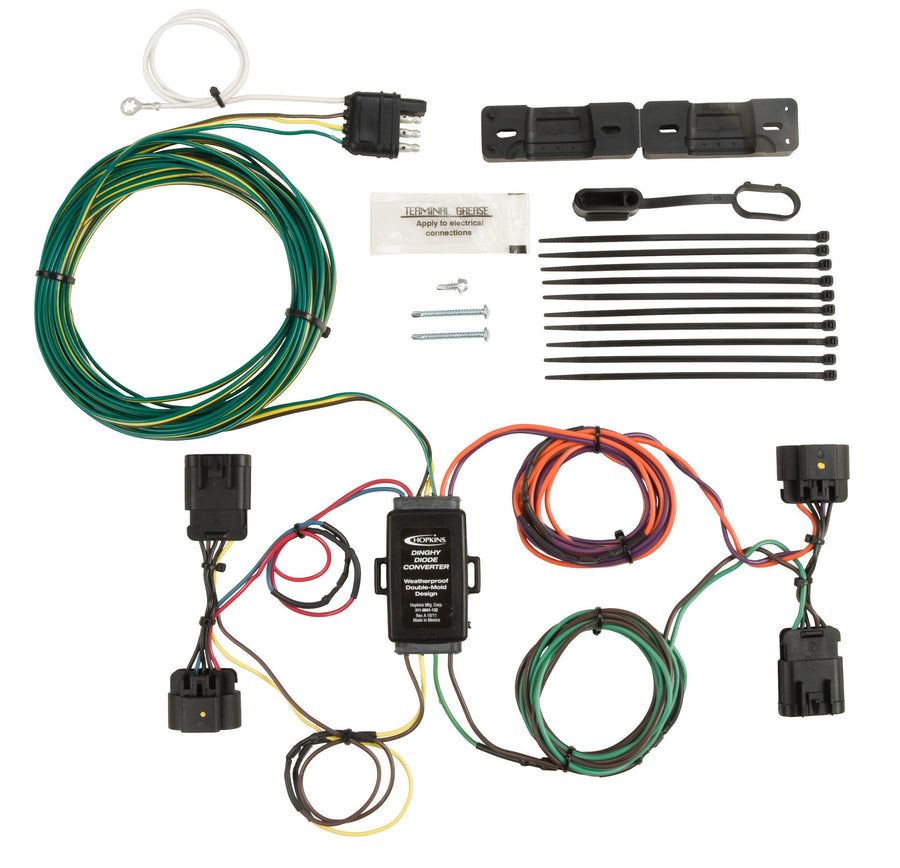 Plug-In Hopkins Simple Towed Vehicle Wiring Kit 56103