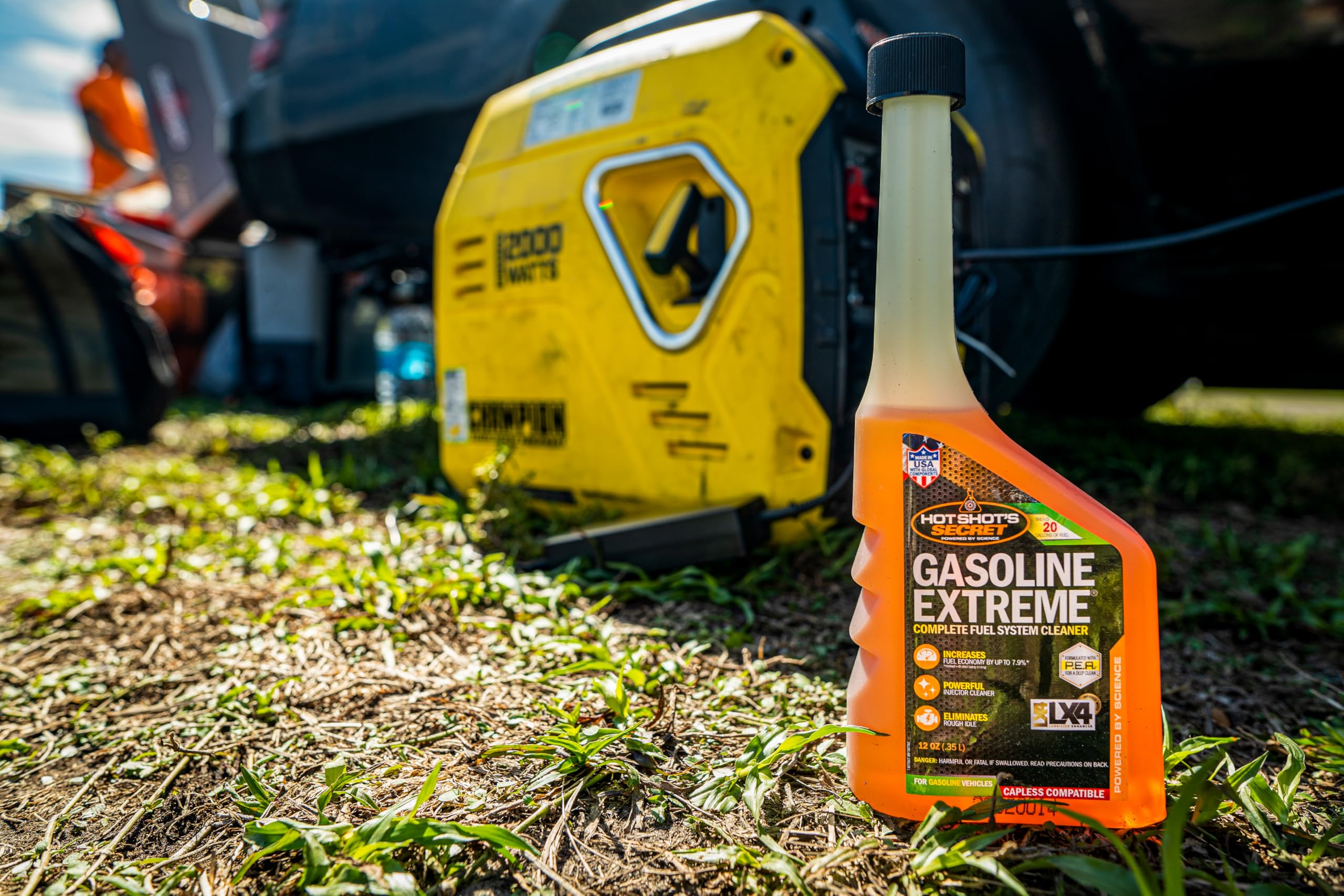 Gasoline Extreme Hot Shot's Secret 12 Oz, Concentrated Fuel System Cleaner, Fuel Additive for Gasoline Engines, Fuel Injector Cleaner - Increases Fuel Economy & Restores Engine Performance