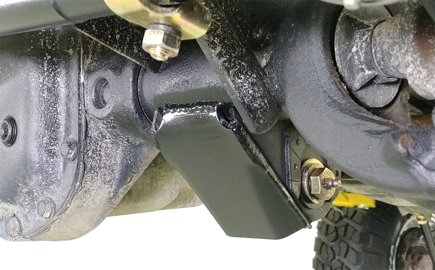 RockJock Lower Control Arm Bracket Skid Plates Front Pair TJ/LJ/XJ/MJ/ZJ Requires Welding (CE-9085MS)