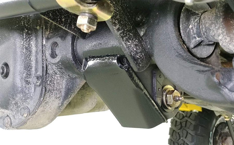 RockJock Lower Control Arm Bracket Skid Plates Front Pair TJ/LJ/XJ/MJ/ZJ Requires Welding (CE-9085MS)