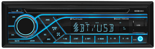 P385UAB Planet Audio Car Receiver - Bluetooth / CD / MP3 / USB, AM/FM Radio