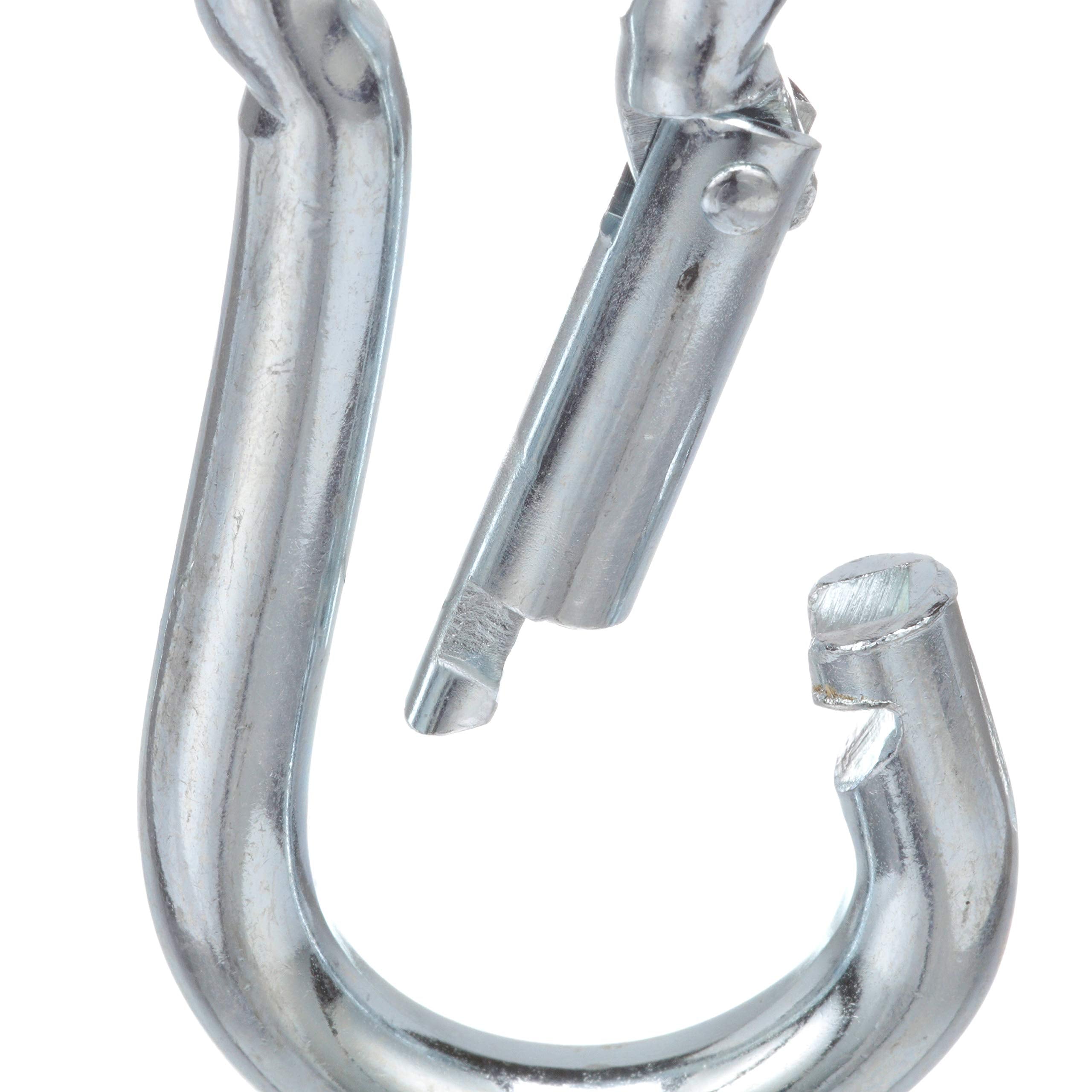 Marine Carabiner Attwood 12305-3, Zinc-Plated Steel, 3 ½-Inches Long, 3/8-Inch Diameter, 600 Pounds Load Max