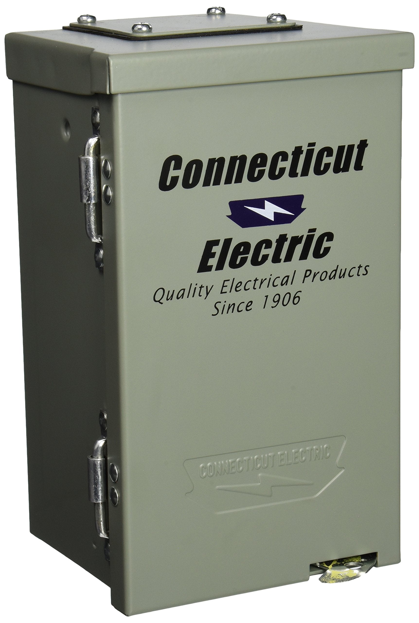 30 Amp Power Outlet Box with Breaker, Grey Connecticut Electric Parallax Power Supply (CESMPSC13-HR)