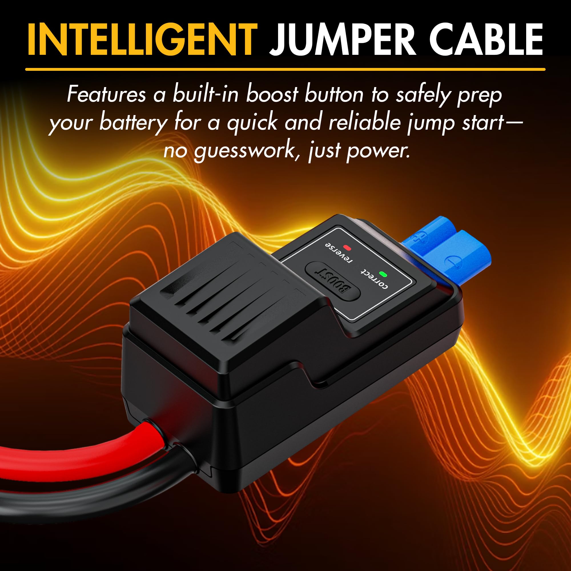 Wagan iOnBoost V8 Slim Jump Starter 1200A Peak Portable 12V Lithium Car Battery Booster for Up to 4.0L V8 Gas or 2.0L Diesel 12V Jump Pack with USB Power Bank and LED Light