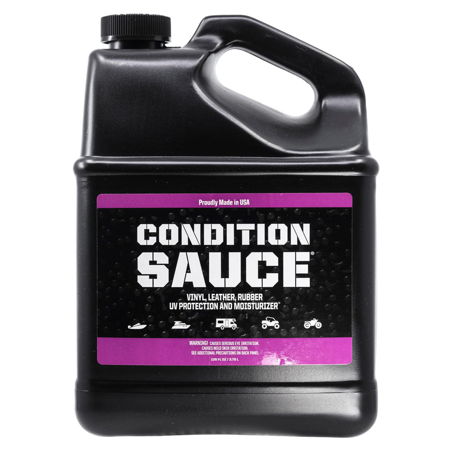 Bling Sauce Premium Condition Sauce Boat Interior Moisturizer and UV Protectant, 1 Gallon