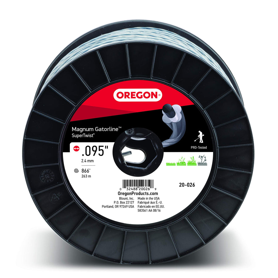 Oregon 20-026 Magnum Gatorline Super-Twist String Trimmer Line .095-Inch Diameter 3-Pound Spool