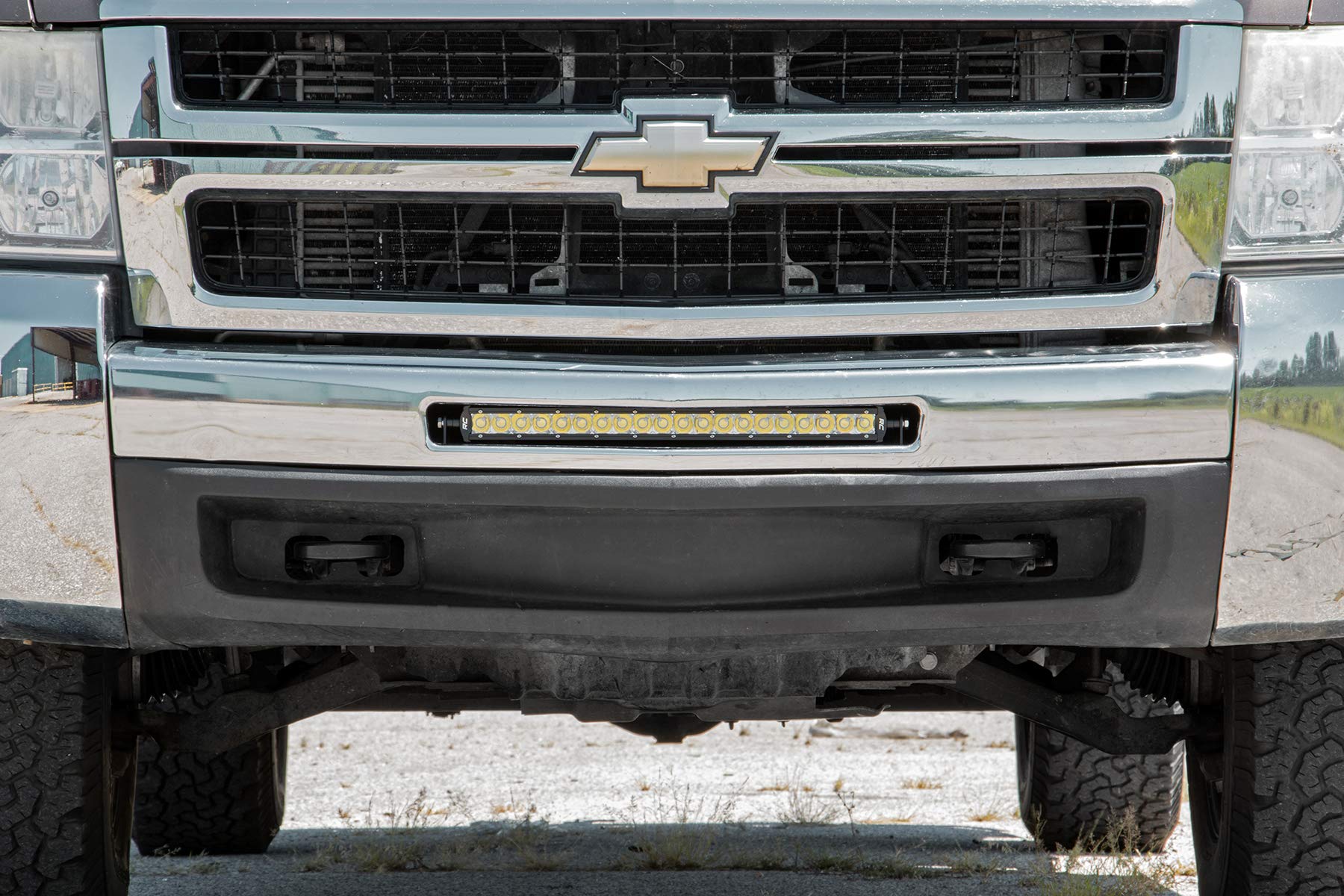 Rough Country 20" Hidden LED Bumper Brackets for 07-13 Chevy Silverado - 70523
