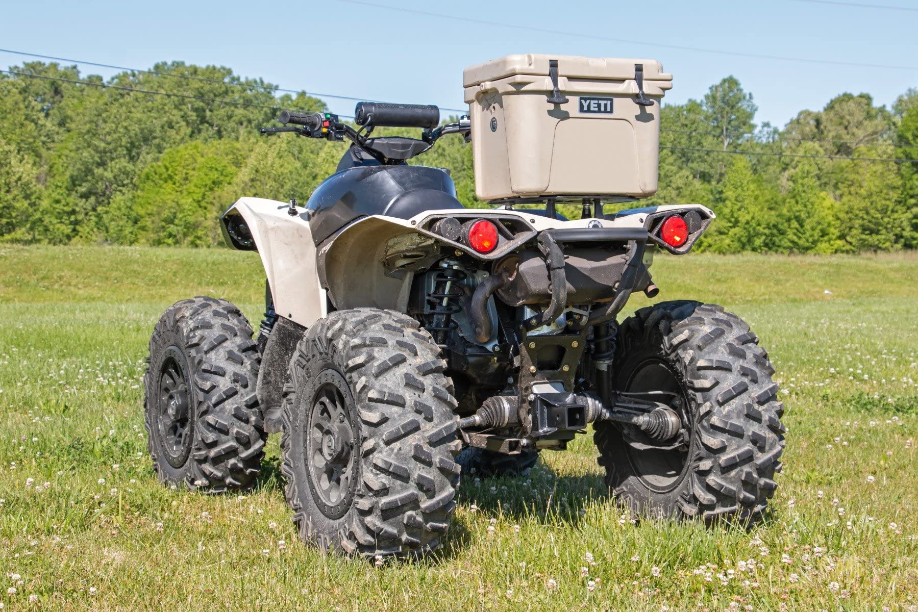 2" Receiver Hitch Rough Country for Can-Am Outlander 570/1000 & Renegade 500/1000 - Heavy-Duty Steel, Bolt-On ATV Hitch for Towing & Accessories