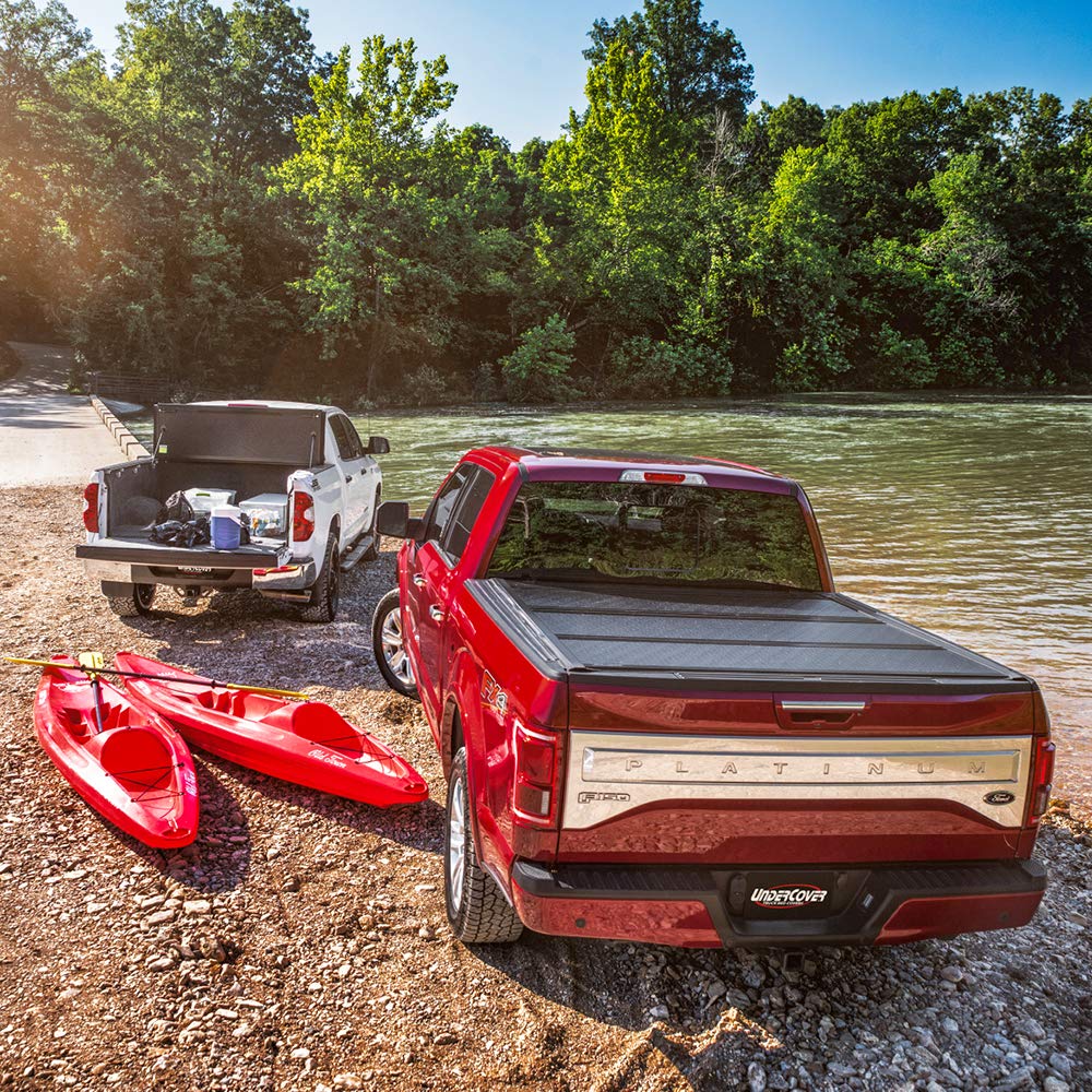 UnderCover Flex Hard Folding Truck Bed Tonneau Cover | FX11029 | Fits 2023 - 2025 Chevy/GMC Colorado/Canyon 5' 2" Bed (61.7")