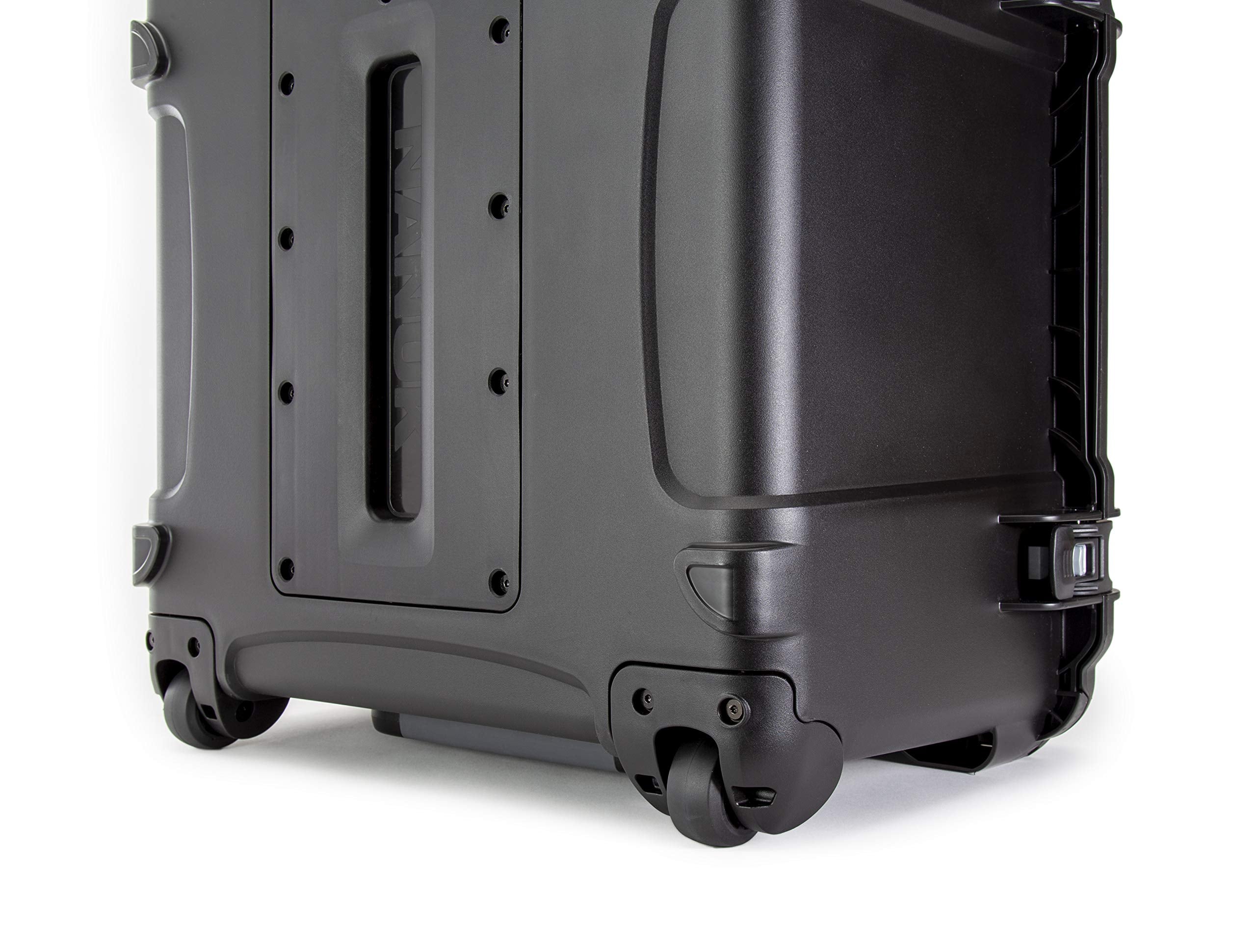 Wheeled Nanuk Series 970 Lightweight NK-7 Resin Waterproof Hard Case without Foam Insert, Black