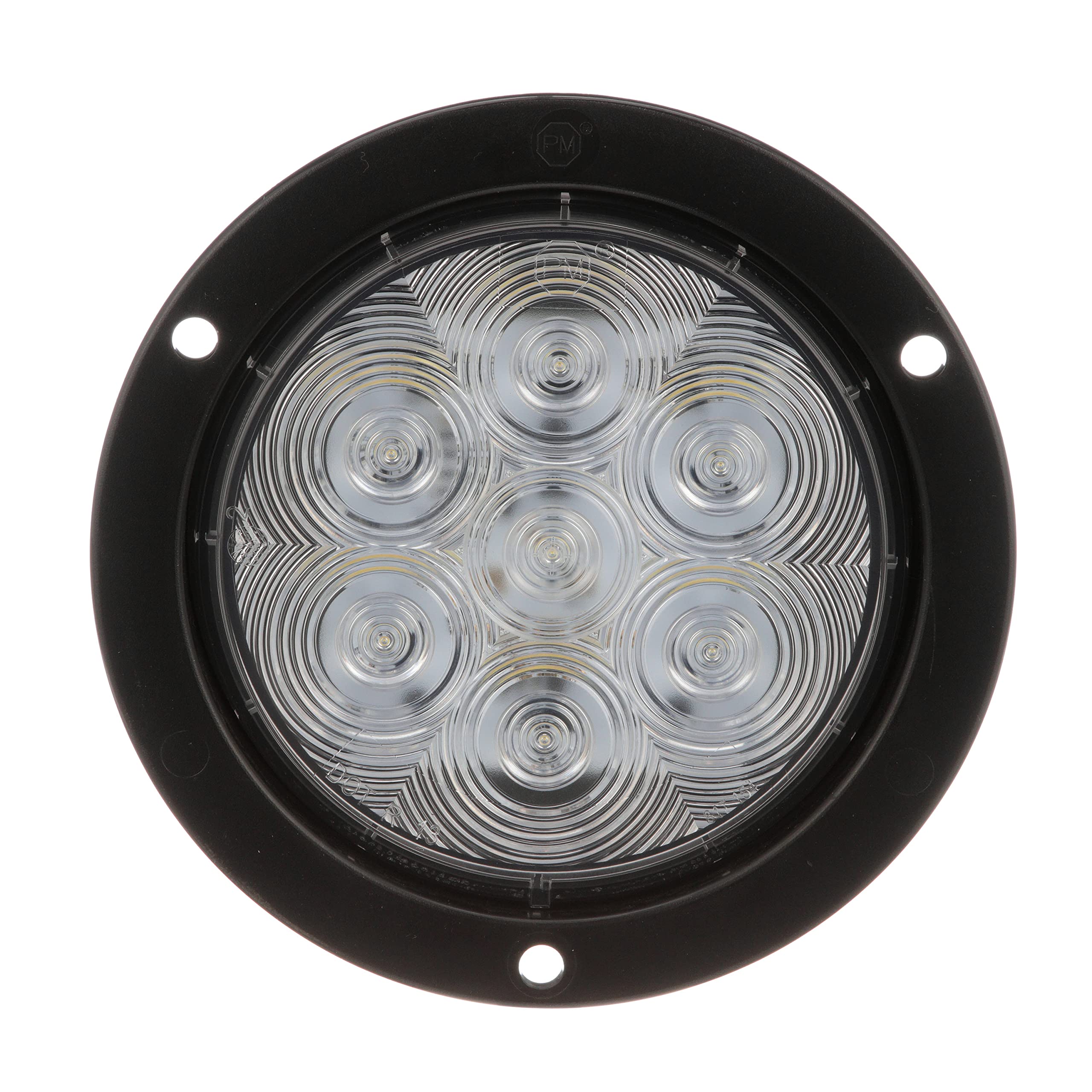 824C-7 Peterson Manufacturing 4" Flasher LED (B/Up Light Round Flange Mount), 1 Pack