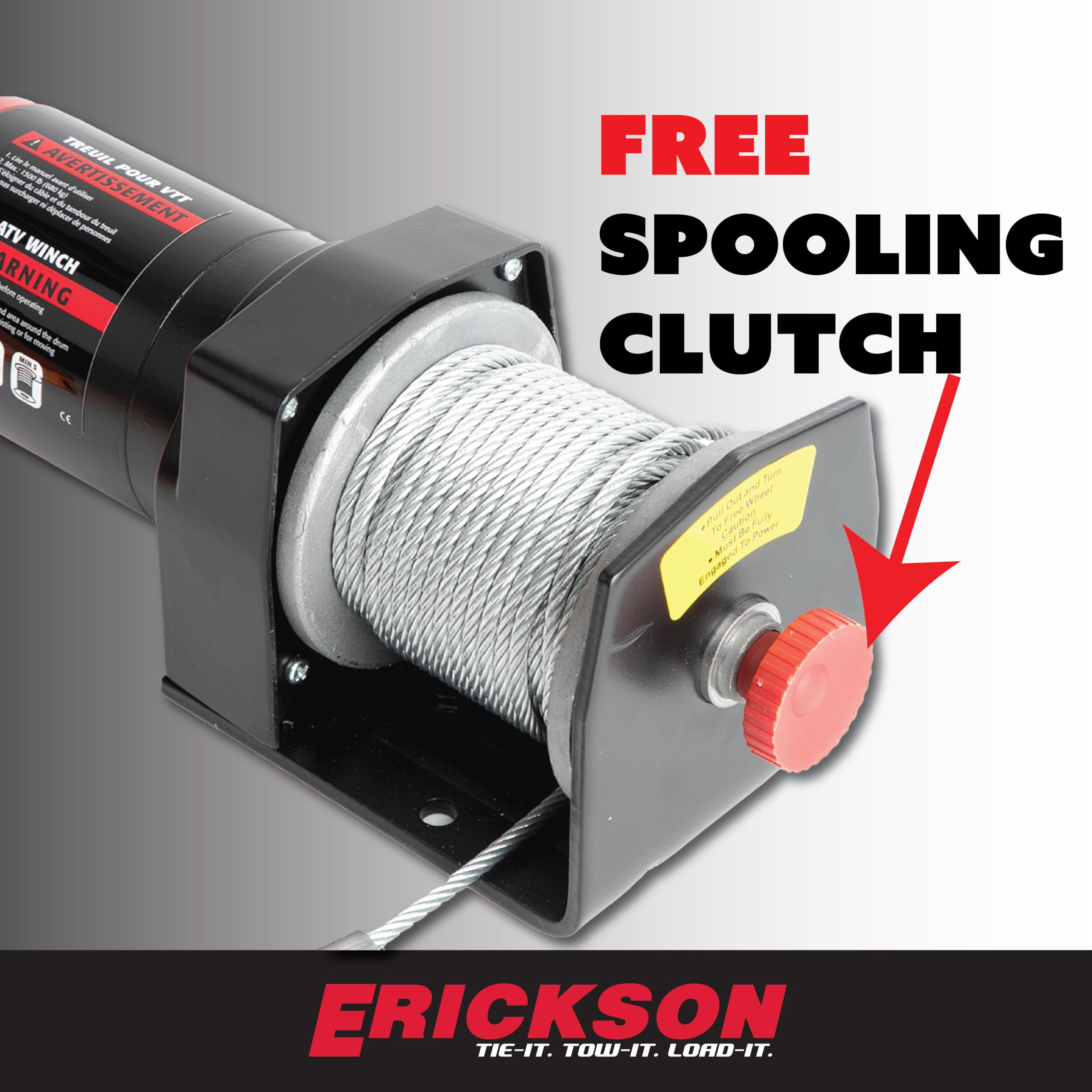 12-Volt Erickson DC 50 ft. 1500 lb. Electric Winch 06420
