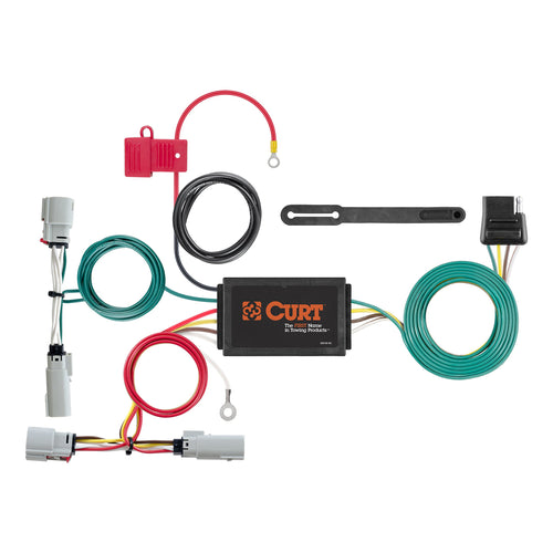 4-Pin CURT Vehicle-Side Custom Trailer Wiring Harness, Fits Select Nissan Versa