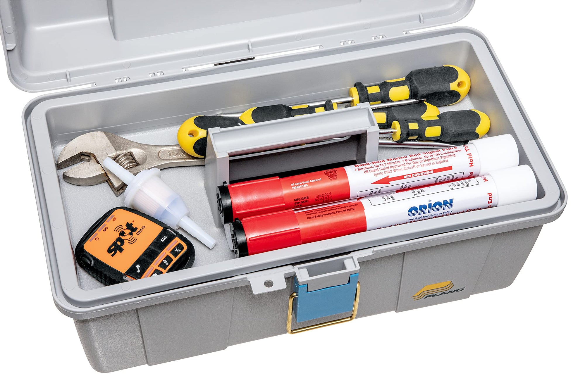 Blue Marine Tool Box Gray