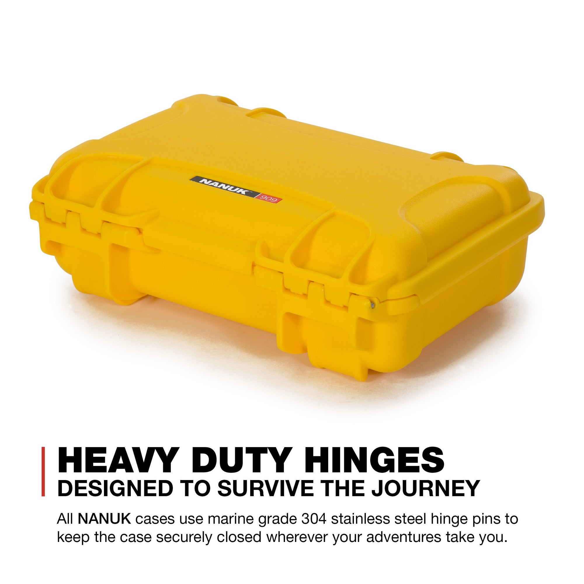 Waterproof Hard Case Nanuk 909 with Custom Insert for DJI Mini 3 and RC-N1 Remote - Yellow (909S-080YL-0A0-C0598)