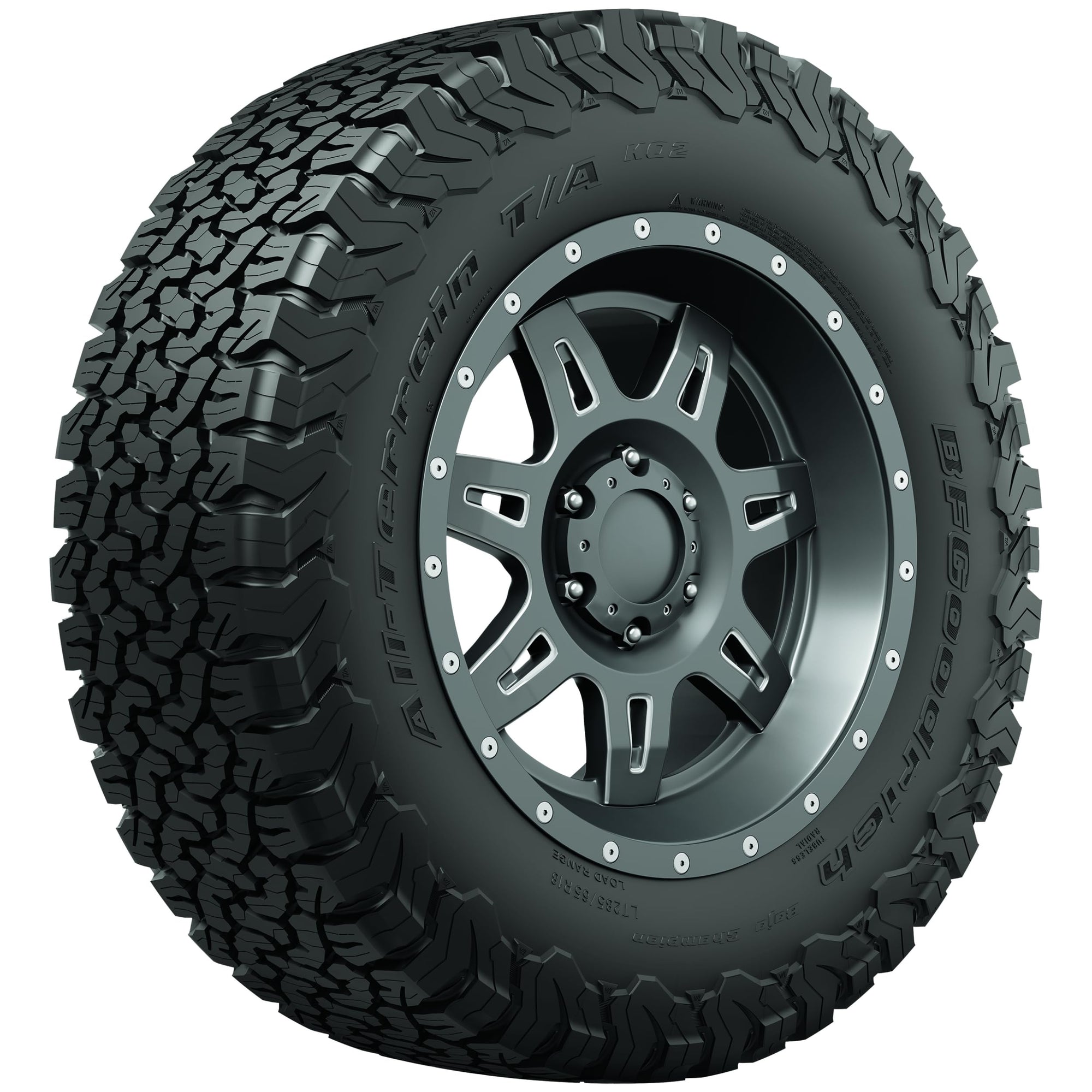 All Terrain BFGoodrich T/A KO2 Radial Car Tire for Light Trucks, SUVs, and Crossovers,LT295/50R22/D 118/115S 118S