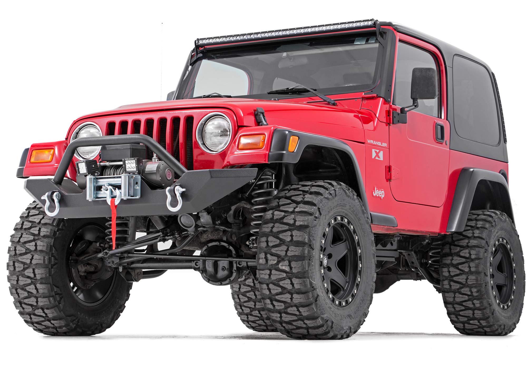 4" Lift Kit Rough Country for 1997-2002 Jeep Wrangler TJ 4WD - 90630