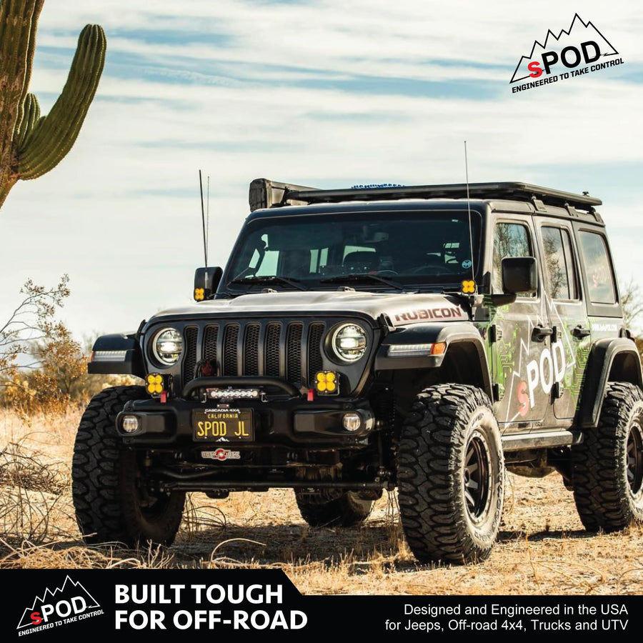 BantamX SPOD 8 Relay Power Control System with Touch Screen Controller and Integrated Bluetooth for Off-Road 4x4, Trucks - USA 5-Year Warranty (Universal Fit; 36" Battery Cable)