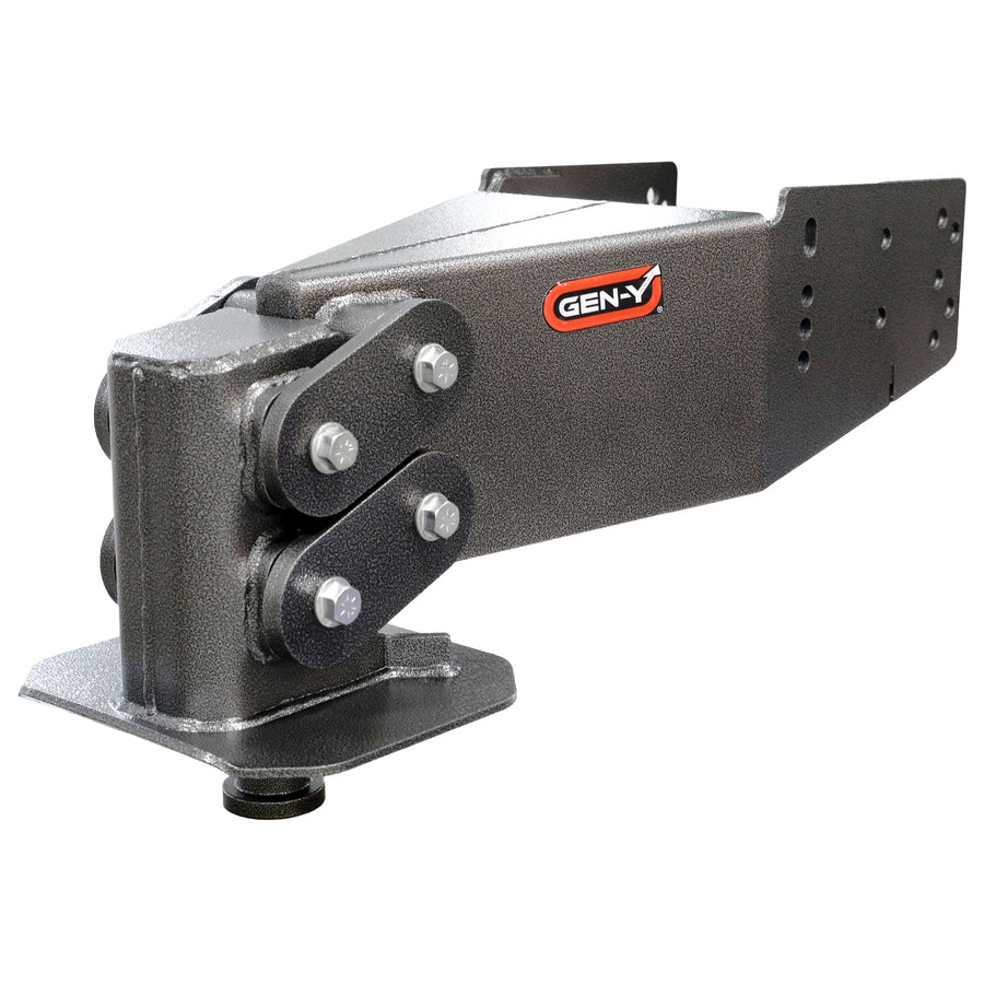 GEN-Y Hitch Fifth Wheel King Pin Box, 2.5K - 4.5K LBS Pin Weight, 30,000 LBS Towing Capacity - Check Fitment Chart