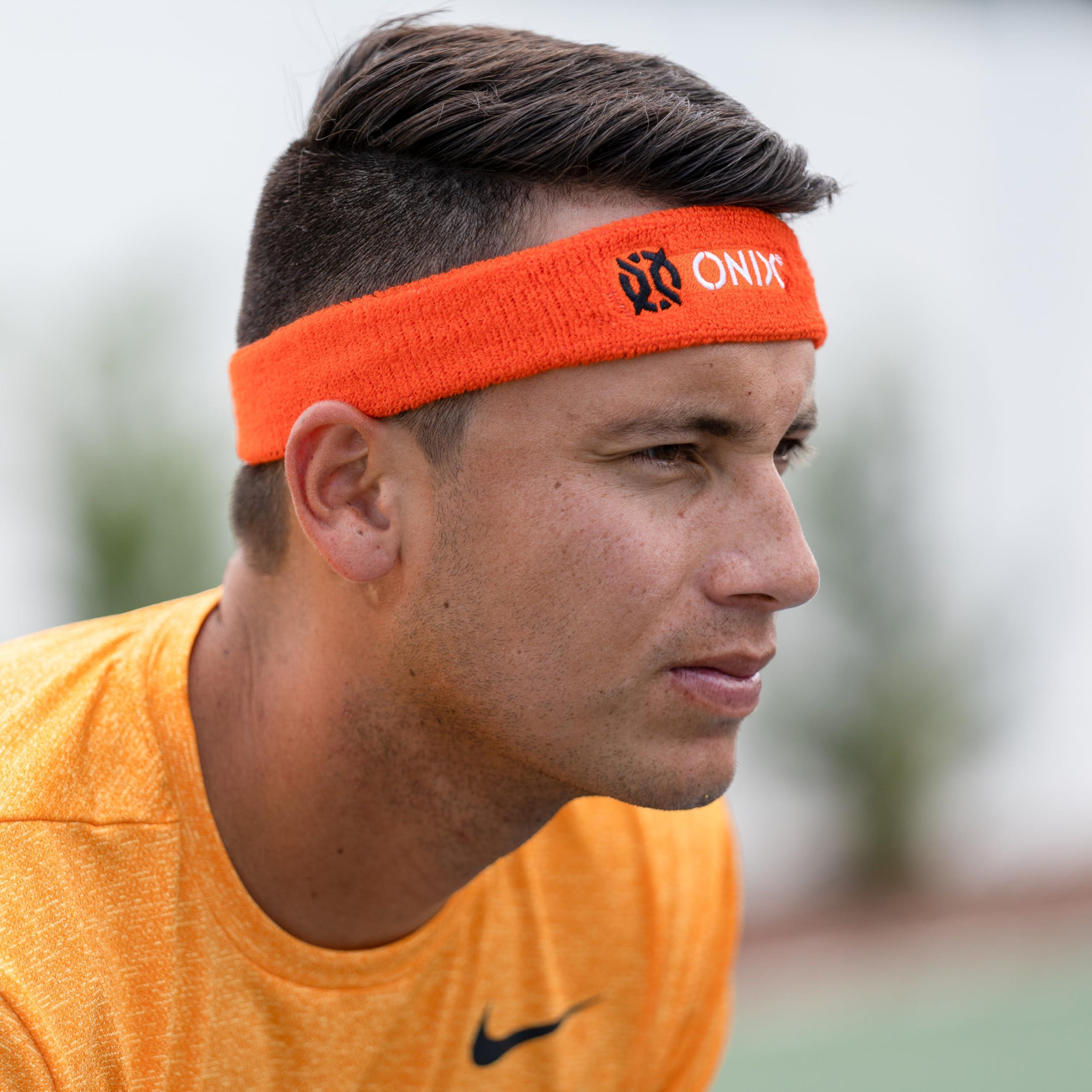 Orange ONIX Pickleball Sweat Absorption Headband