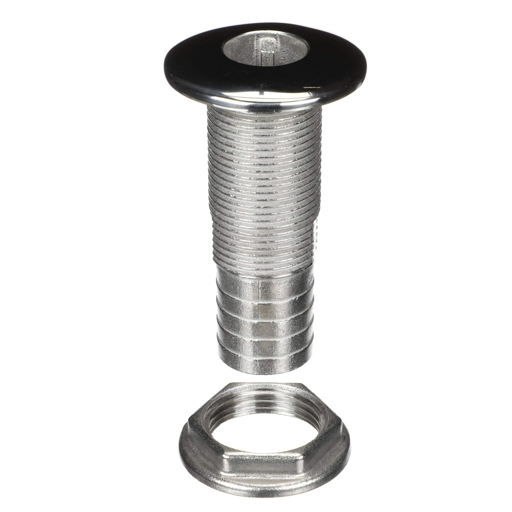 Attwood Barbed Stainless Steel Standard Length Thru-Hull, 5/8-Inch