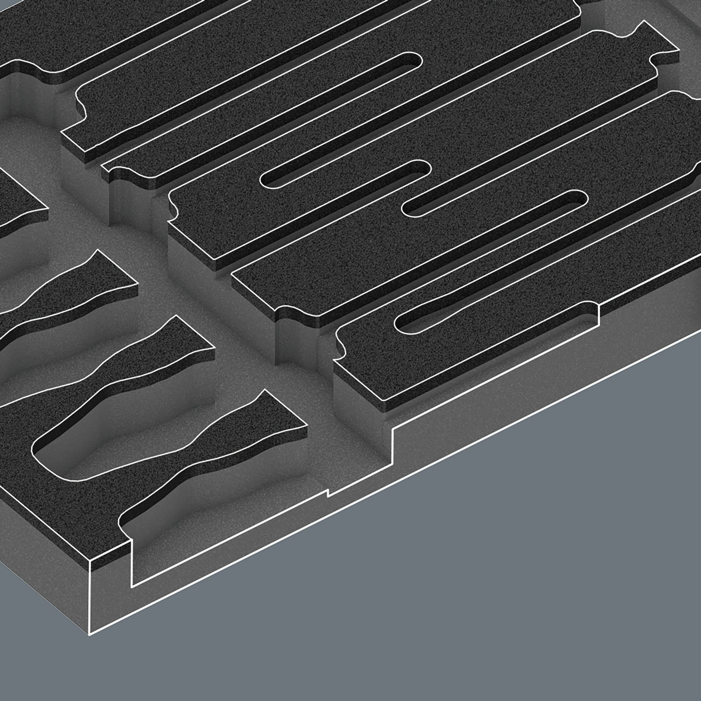 Foam Insert 9710 "Screwdrvr Set 1"
