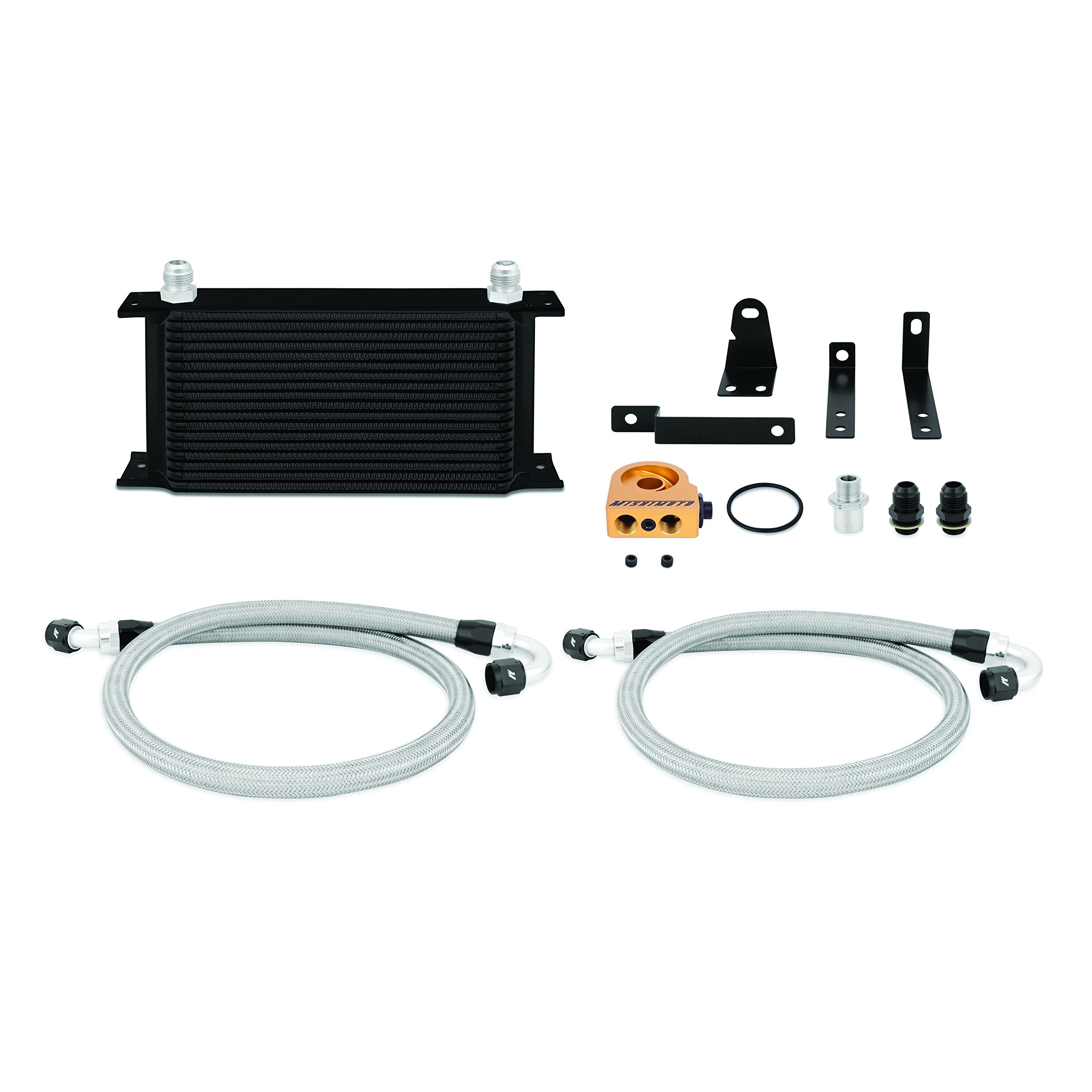 Mishimoto Oil Cooler Kit MMOC-S2K-00TBK Thermostatic Fits Honda S2000 2000-2009 Black