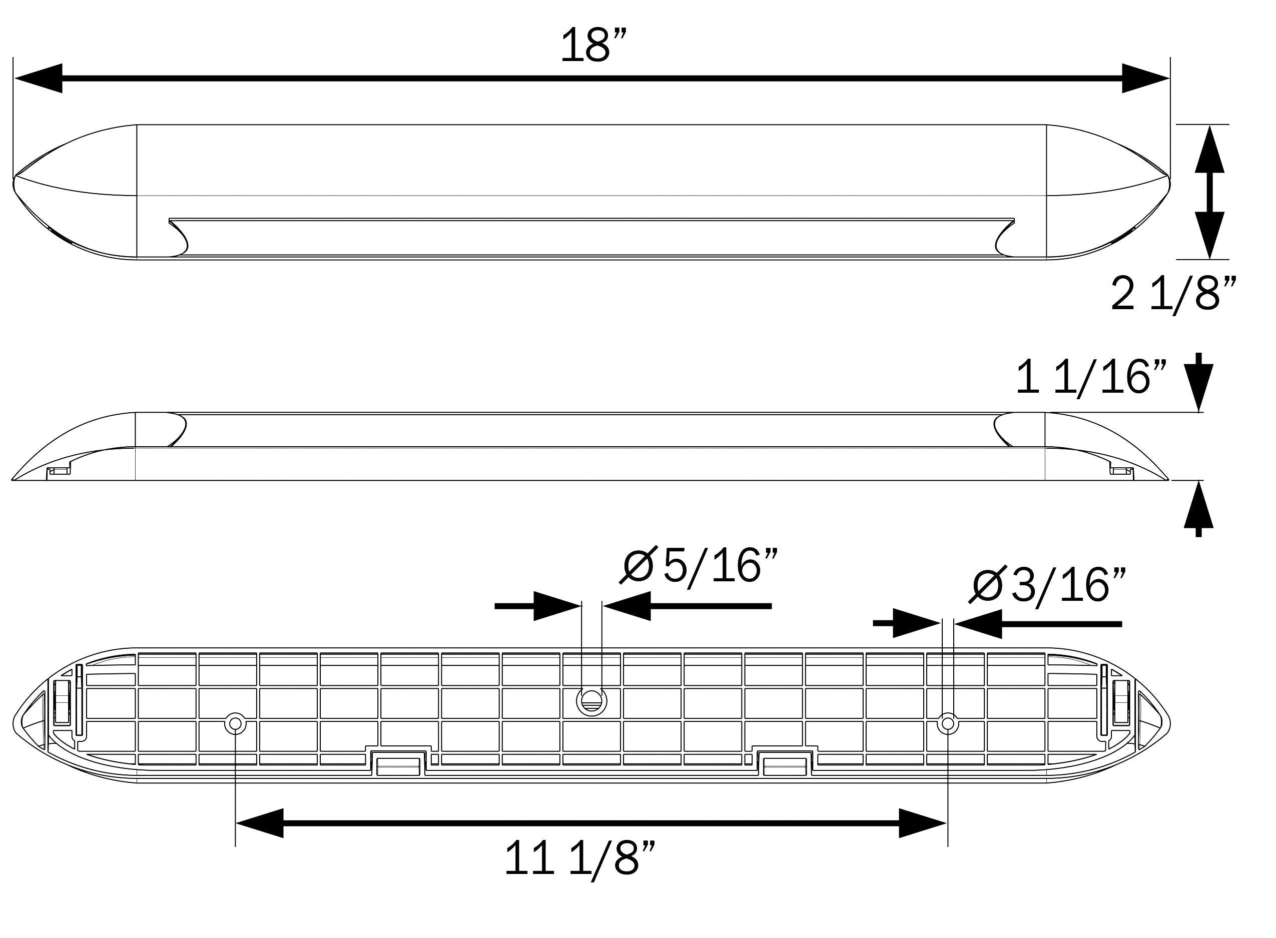 LED Awning Light Optronics ILL71CBAWNP