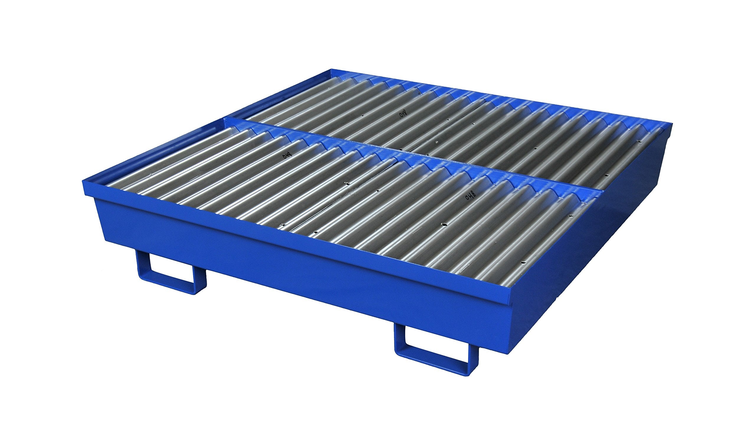 Four Drum Eagle Steel Containment Pallet, Blue