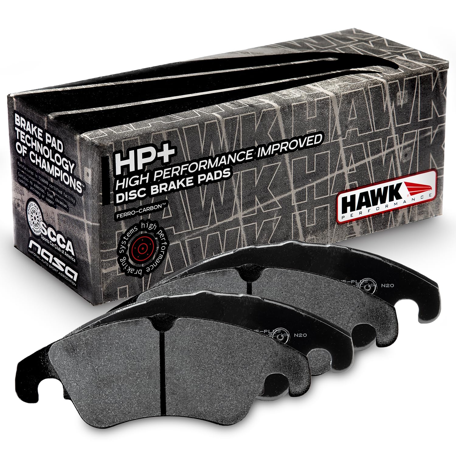 Hawk Performance HP Plus HB641N.696 Crossover Street/Motorsport Brake Pads