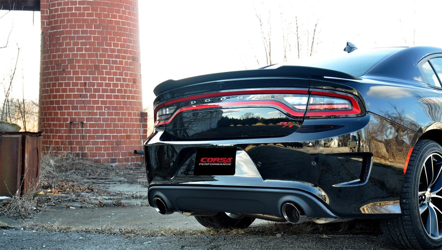 Corsa Cat Back Exhaust 14995 (W/ 4.5" Tips Dodge Challenger R/T Scat Pack 6.4L V8, Sport)