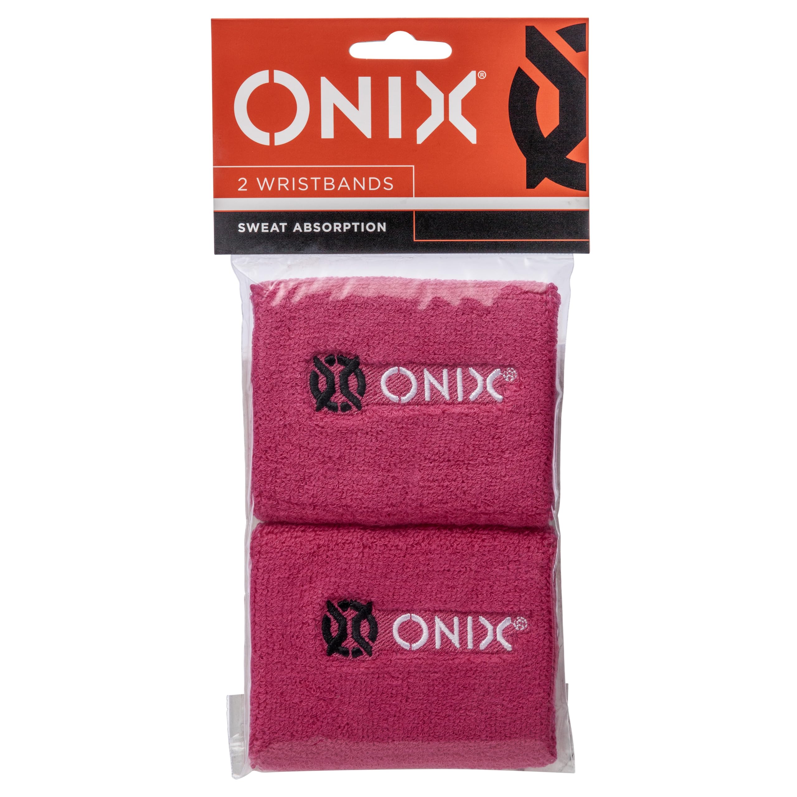 Pickleball Onix Sweat Absorption Wristband — Pink
