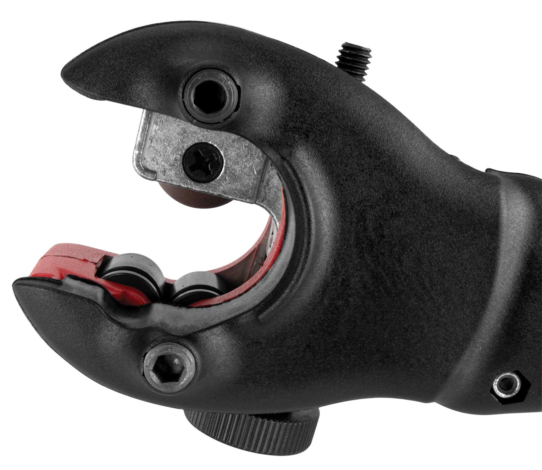 Quick Release Performance Tool W705 Ratcheting Pipe Cutter for 1/4-Inch-1-1/8-Inch Pipe/Tubing with Compact Design and Adjustable Cutter Wheel