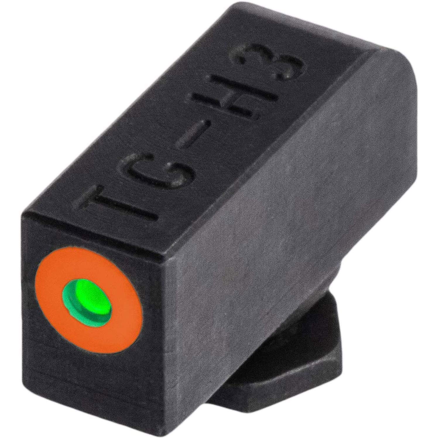 Tritium Pro TRUGLO Glow-in-The-Dark Handgun Night Sights for Glock Pistols, Glock 17, 17L, 19, 22, 23, 24 and More, Rear, Orange Ring, One Size