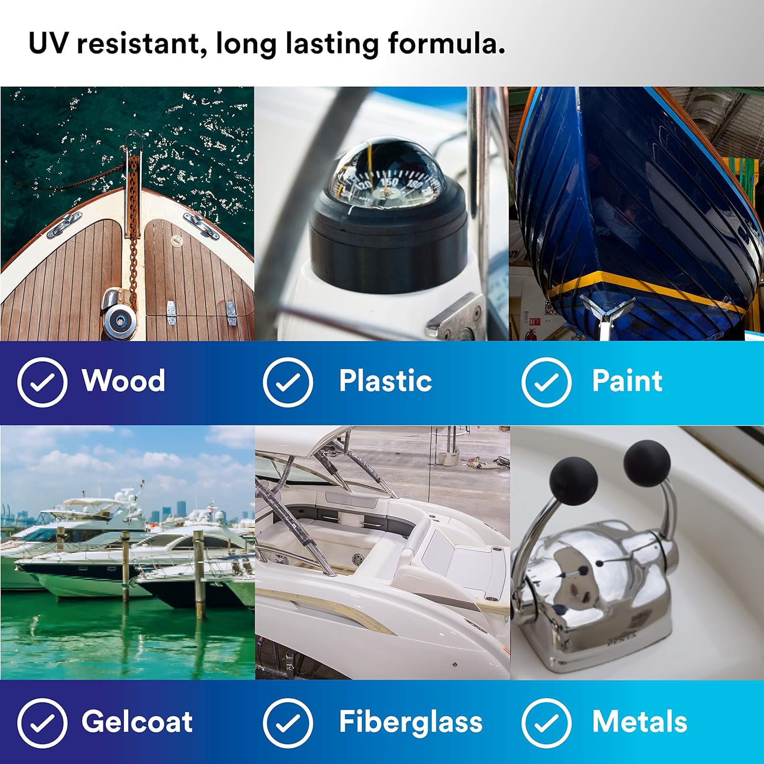Marine Adhesive Sealant 3M 4000 UV (05280), Medium Strength Flexible Waterproof Adhesive Sealant for Boats and RVs, UV Resistant, Cures in 24 Hours, White, 3 fl oz Tube