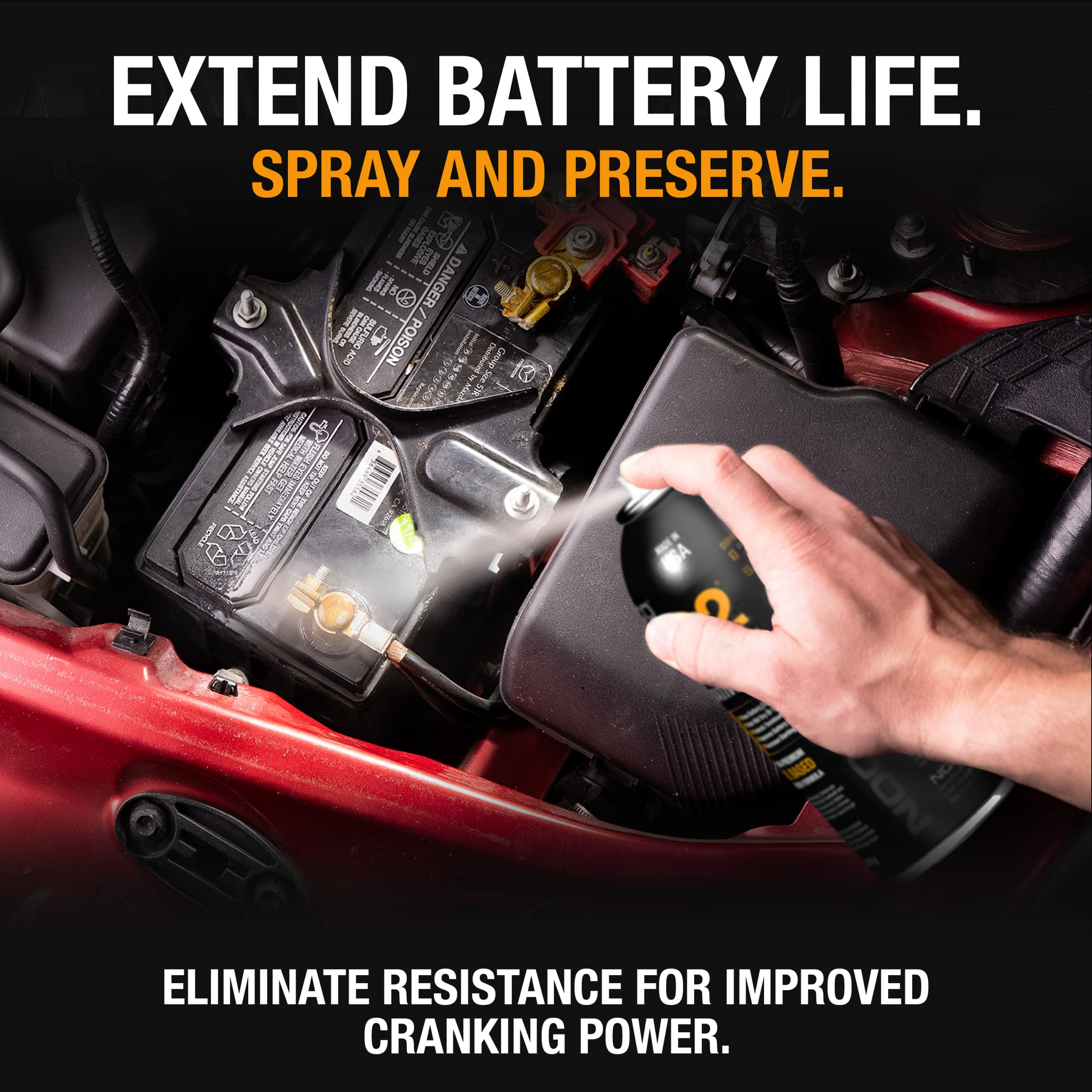NOCO A202 NCP2 12.25 Oz Oil-Based Battery Corrosion Preventative, Corrosion Inhibitor, and Battery Terminal Protector Grease Spray