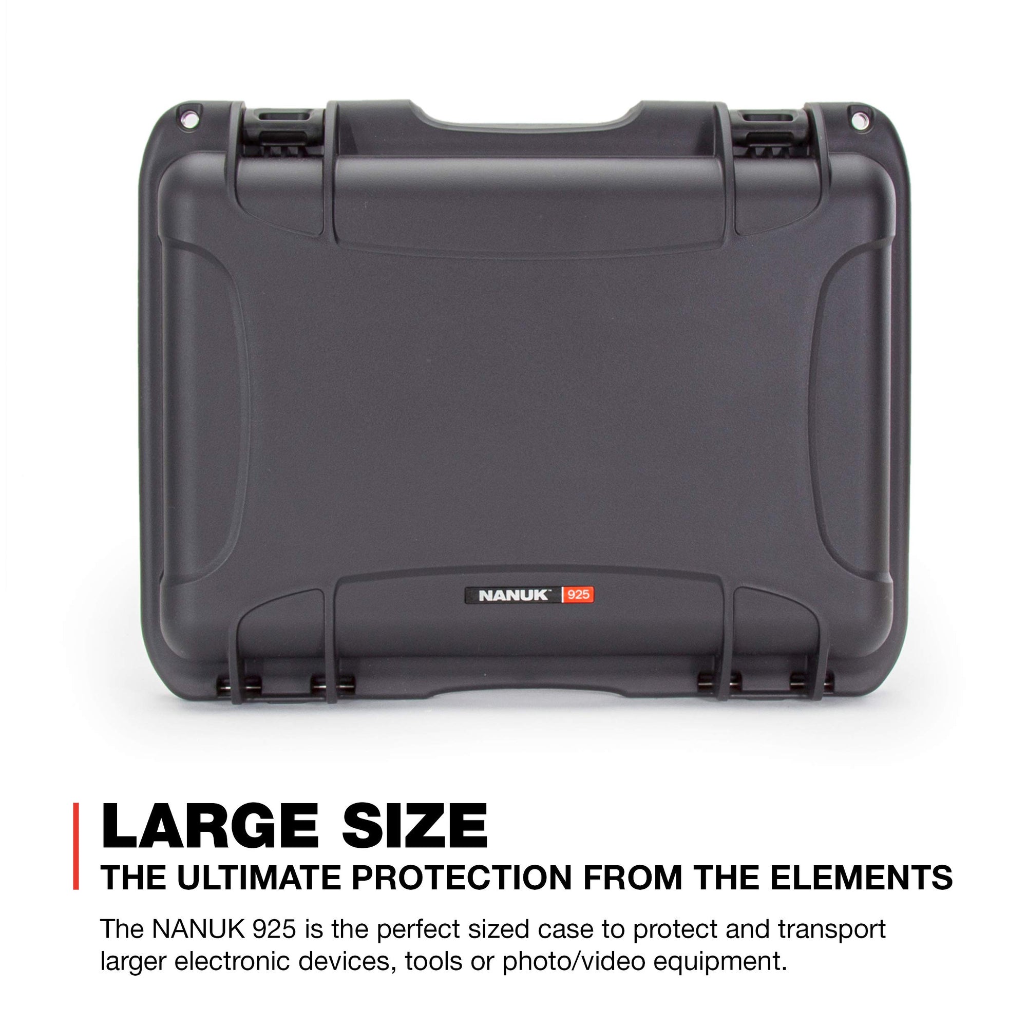 Waterproof Nanuk 925 Hard Case with Padded Dividers - Graphite
