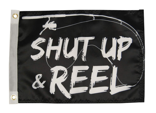 Shut Up & Reel TaylorMade Flag 12" x 18"