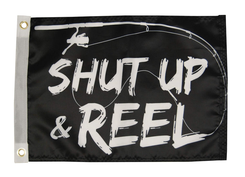 Shut Up & Reel TaylorMade Flag 12" x 18"