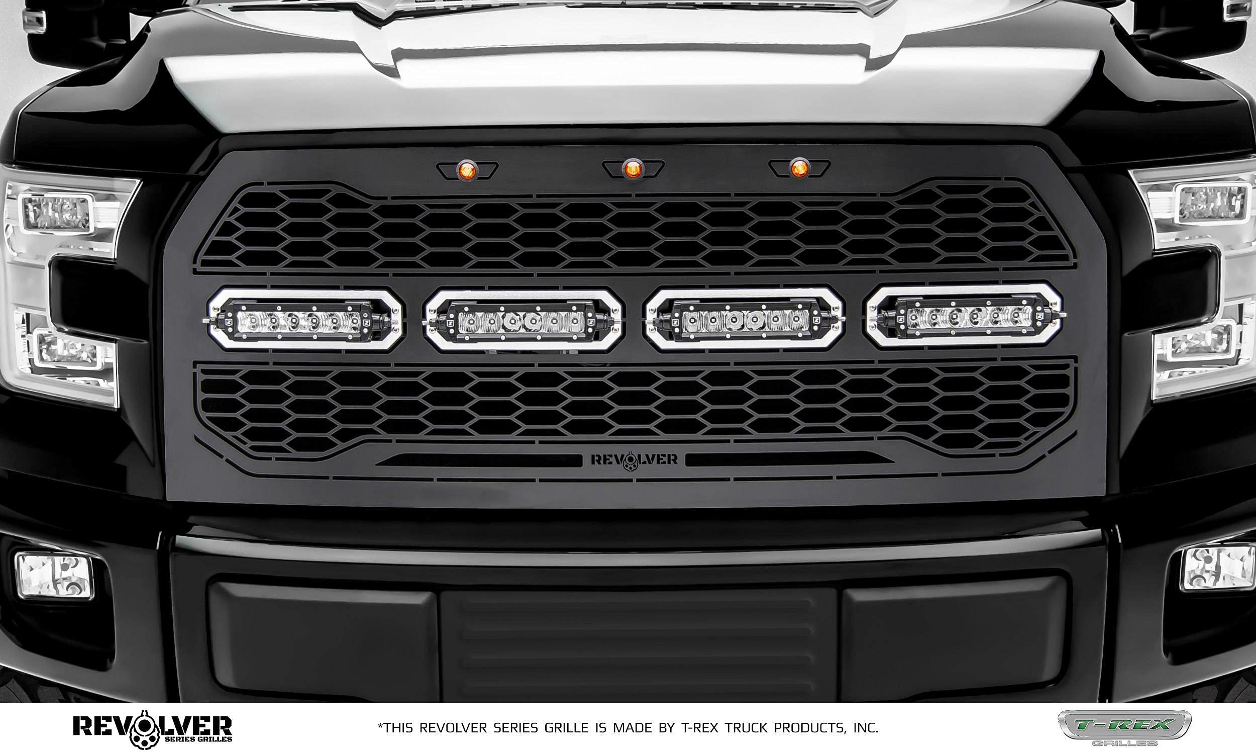 Black T-Rex 6515731 Revolver Grille for, 1 Pack
