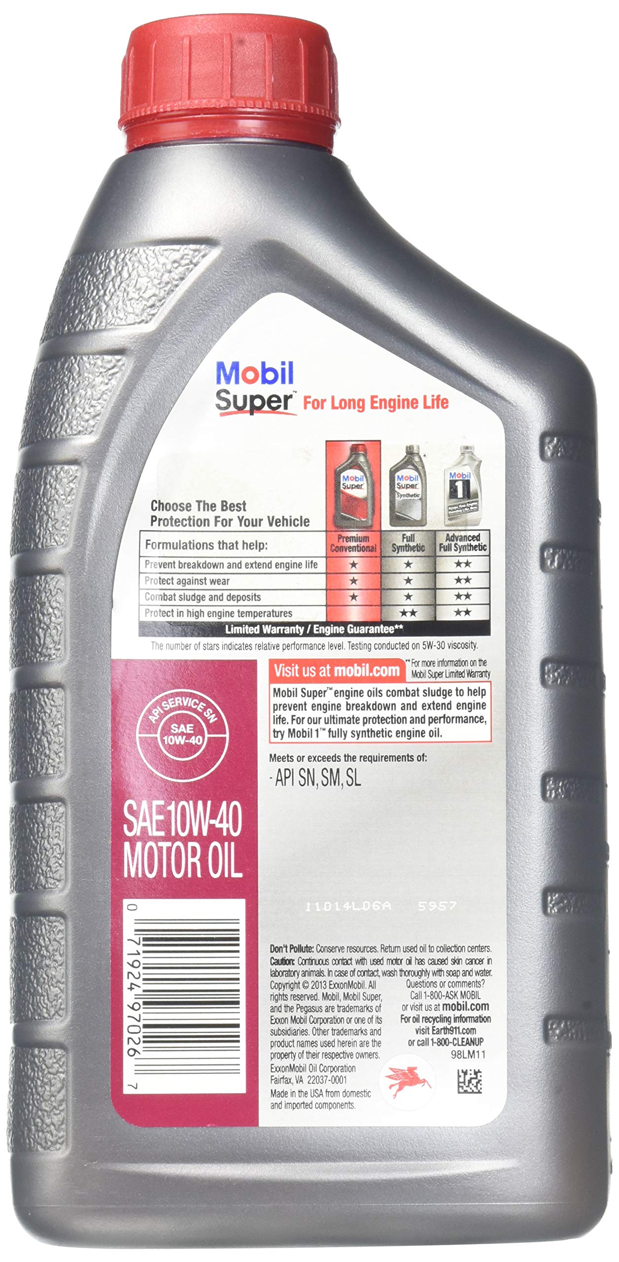 Mobil 1 Super Mobil Mobil Motor Oil