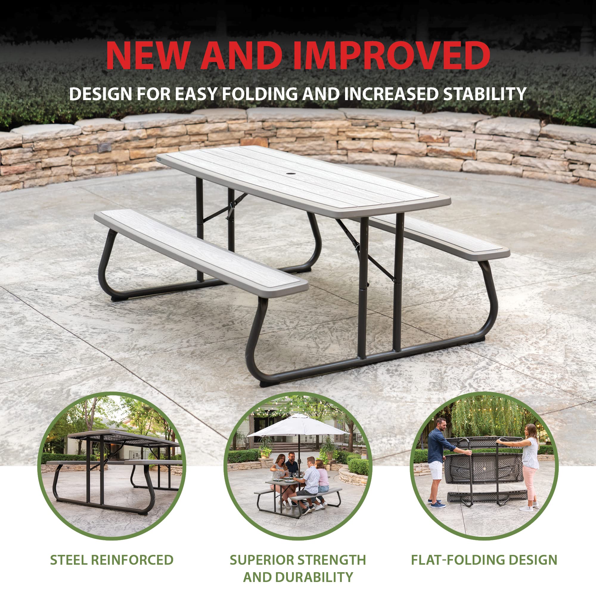 Folding Picnic Table LIFETIME