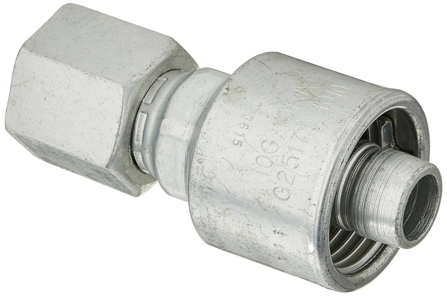 Gates Female G25170-1010 JIC 37 Flare Swivel (MegaCrimp)