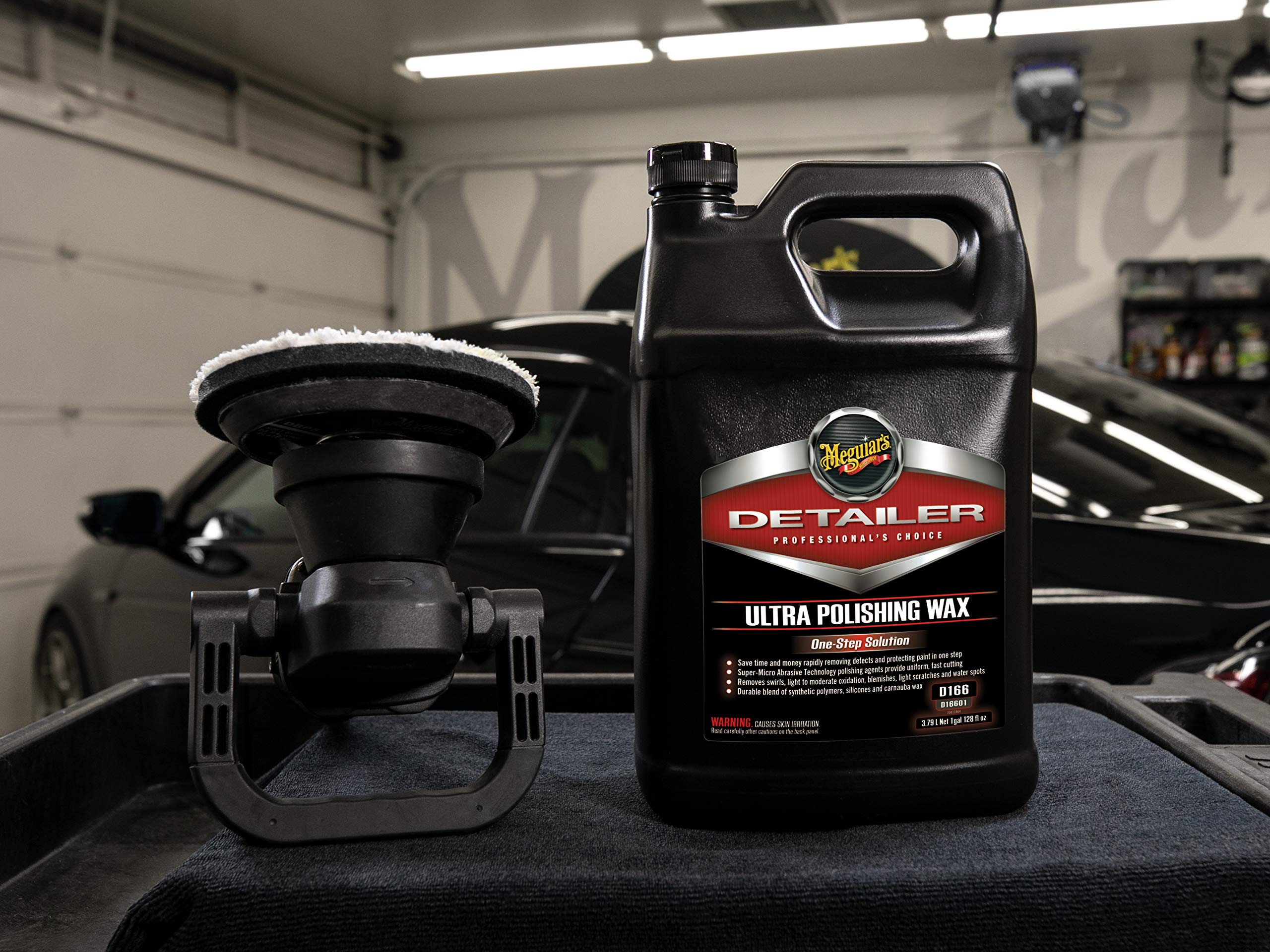 Meguiar's Ultra Polishing Wax Professional D16601 - Premium Scratch Removal, Car Polish, and Car Wax in One - One-Step Cleaner Wax that's Easy to Use - Restores Clarity and Shine, 128 Oz, 1 Gal