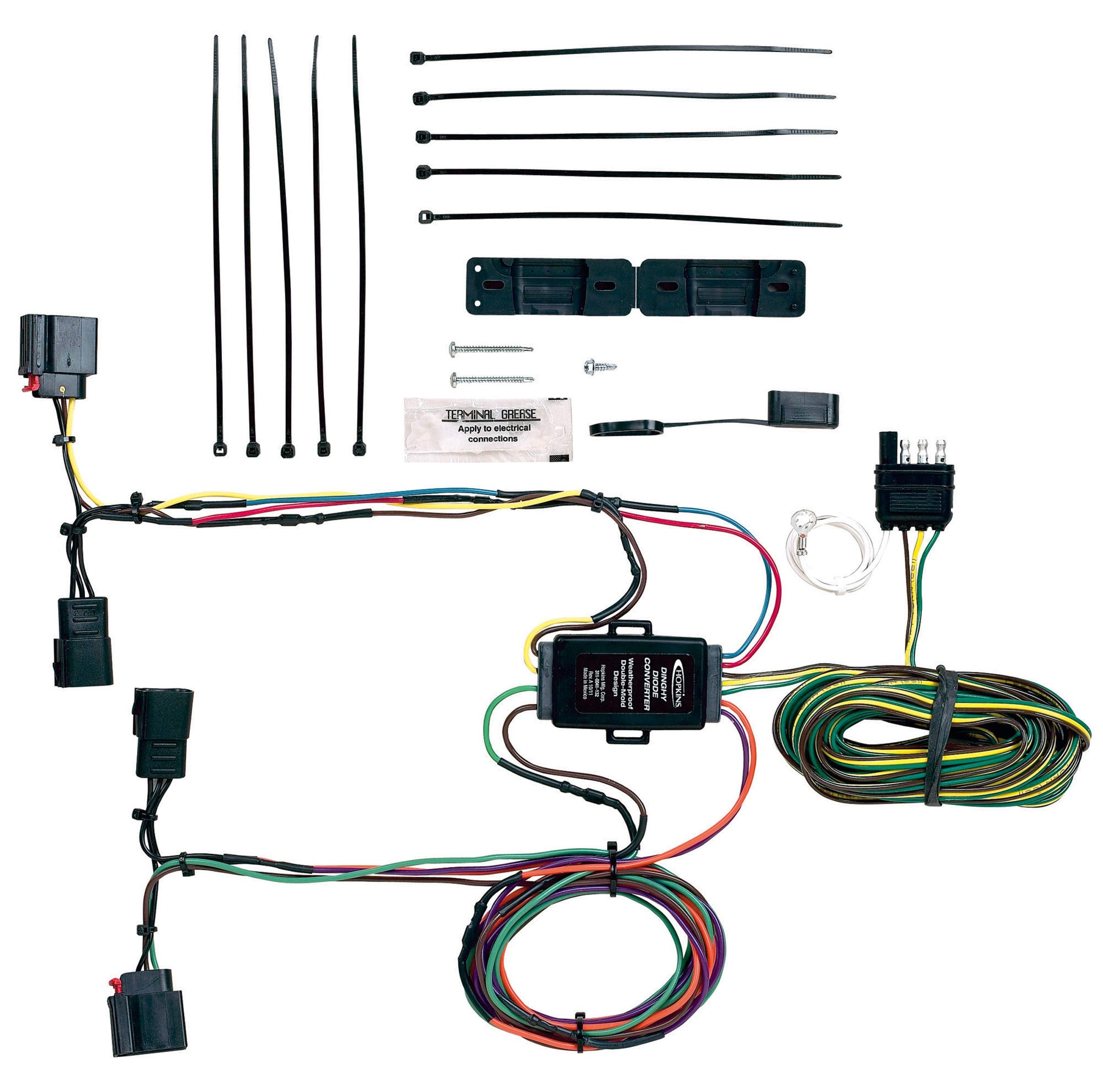 Plug-In Hopkins Simple Towed Vehicle Wiring Kit 56207
