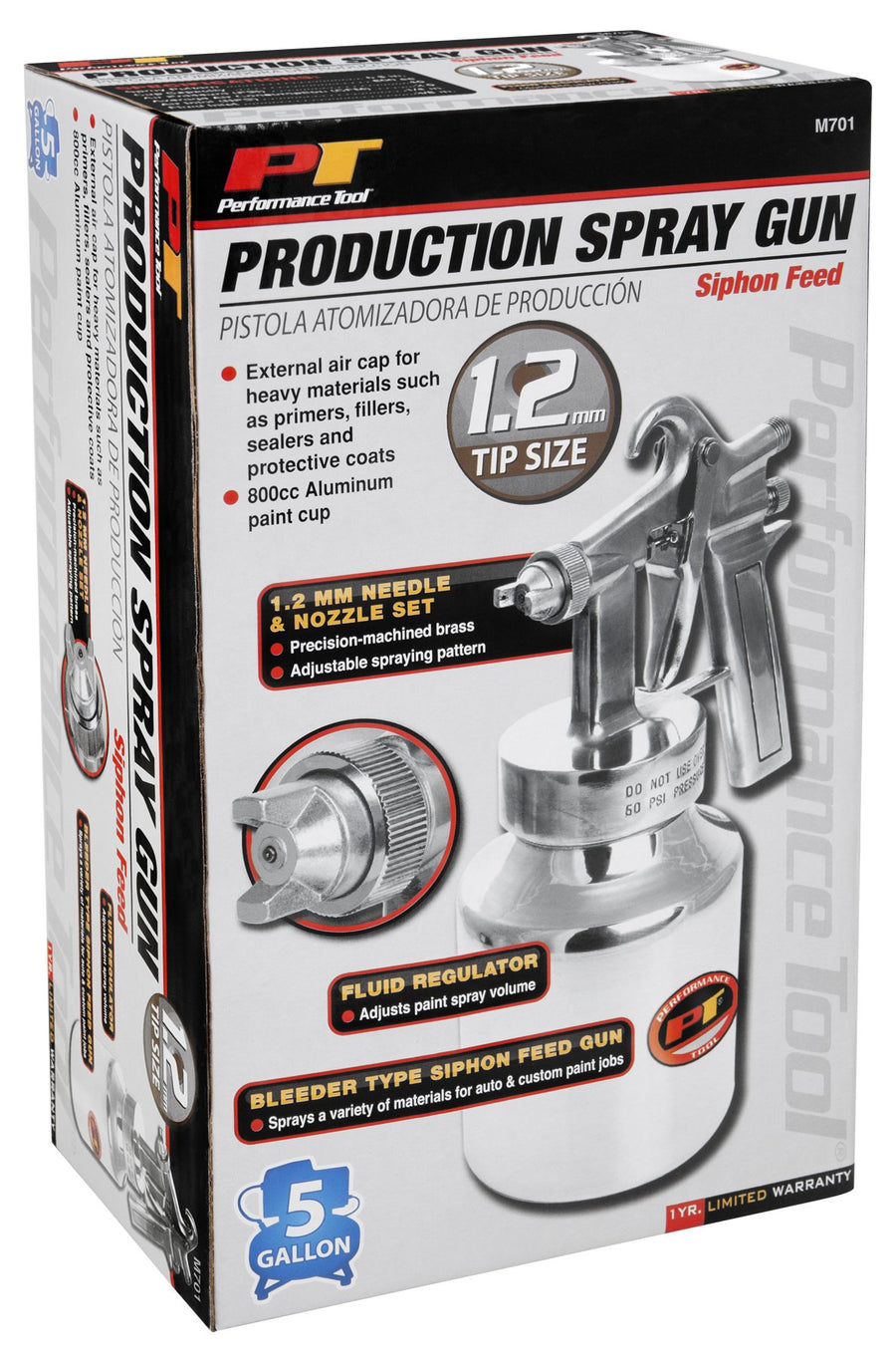 M701 Performance Tool 1.2-mm General Purpose Spray Gun